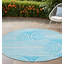 Tapis extérieur rond 8 pi