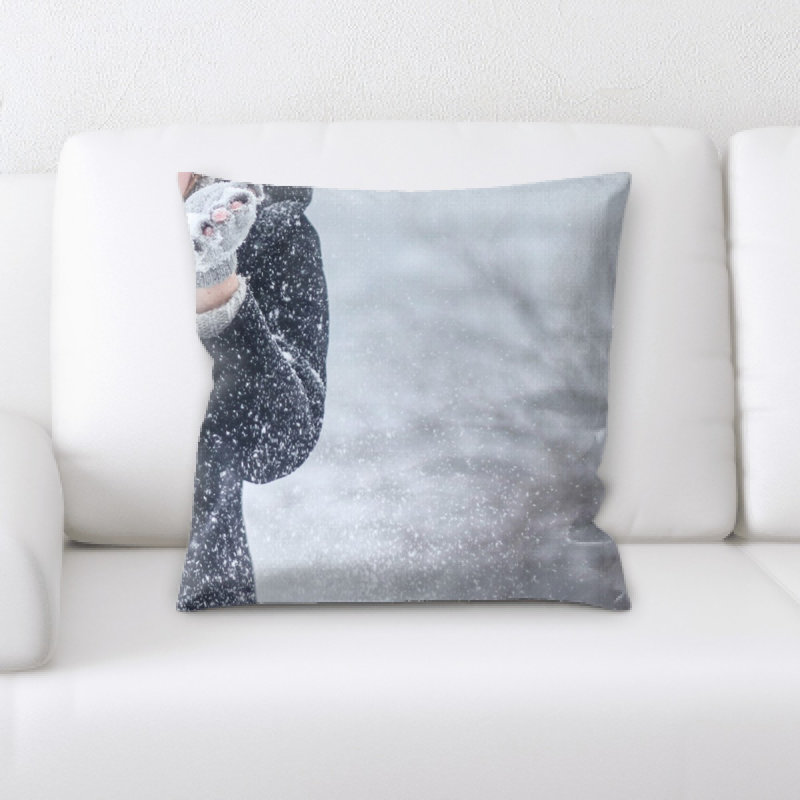 Microsuede Throw Pillow