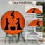 Plaque en métal Spooky Witch Halloween