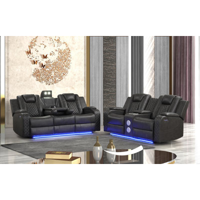 Senol 2 - Piece Faux Leather Living Room Set by Orren Ellis