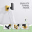 Single Stainless Steel Wall Mounted Towel Hook-89389611