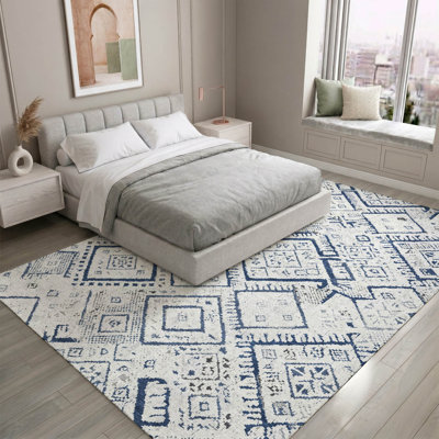 Premium Machine Washable Mayfield AMF2470 Global Rug