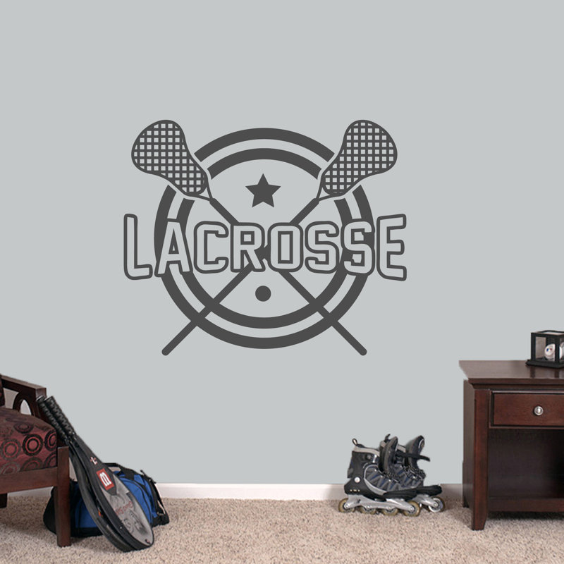 Décalcomanie murale le lacrosse le Bushman, Gris foncé