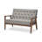 Vanhook Upholstered Loveseat provides rich walnut finish, 32.96'' H X 48.95'' W X 29.45'' D-804624889