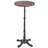 Pine Round Solid Wood Top Metal Base Dining Table-100556154-100556151