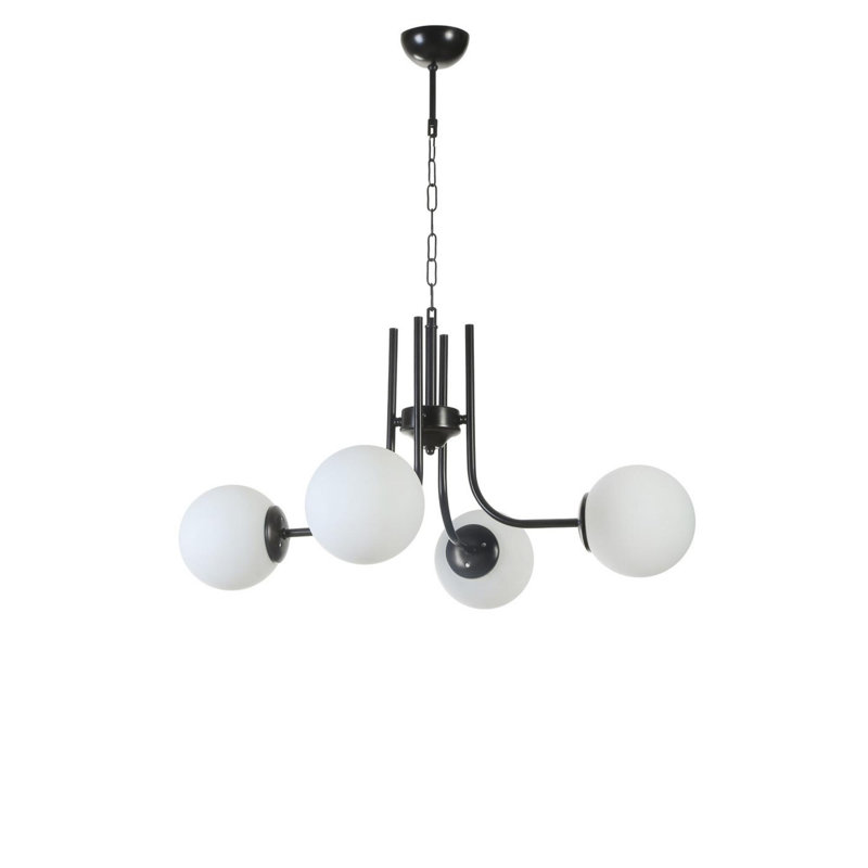 Chandle Chandelier, White/Black