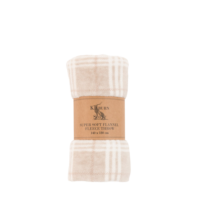 Throw Blanket, Beige