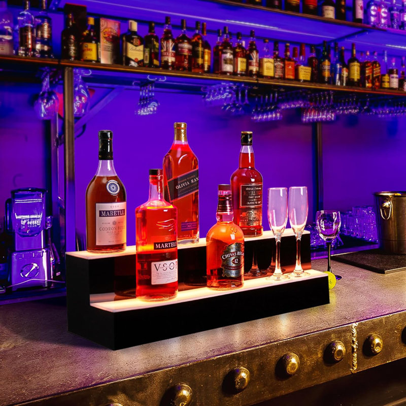 LED Lighted Liquor Bottle Display
