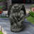 SunJet 23.2" Concrete Large Silas Sentinel Gargoyle Guardian Sculpture