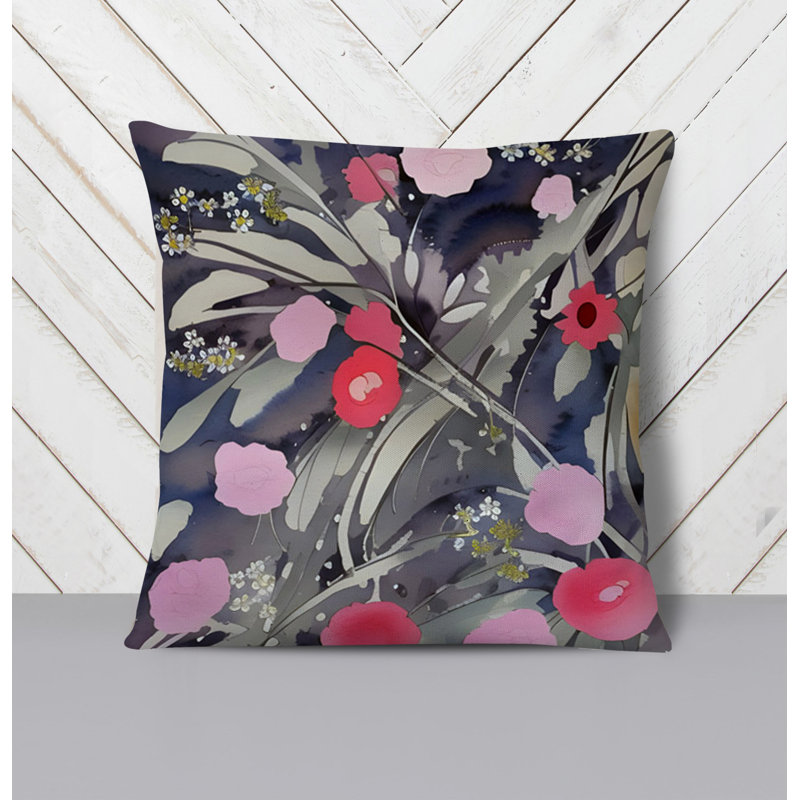 Throw Pillow, 16"H x 16"W, Pillow Cover Only - No Insert