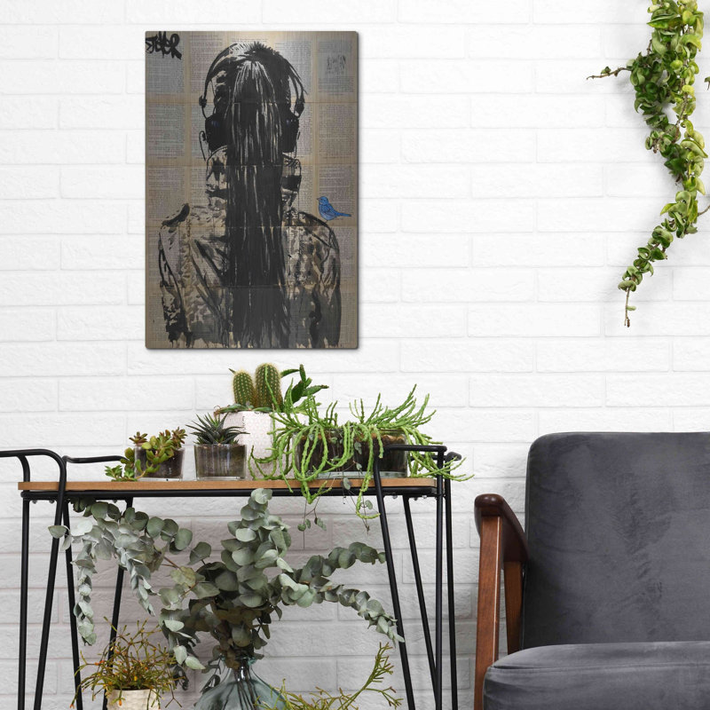 «Sonic2» par Loui Jover, art mural en métal de luxe «Sonic2» par Loui Jover, H 16 po x l 12 po