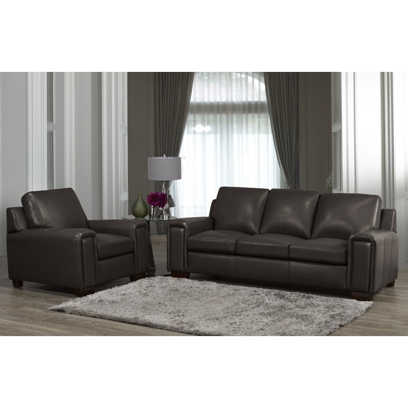 Repose-pieds Edgmon, Cuir moka
