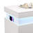 3-Pieces Bedroom Sets,Floating Bed Frame With LED Light And Charging Station  And Two Nightstands With Charging Station-395211077