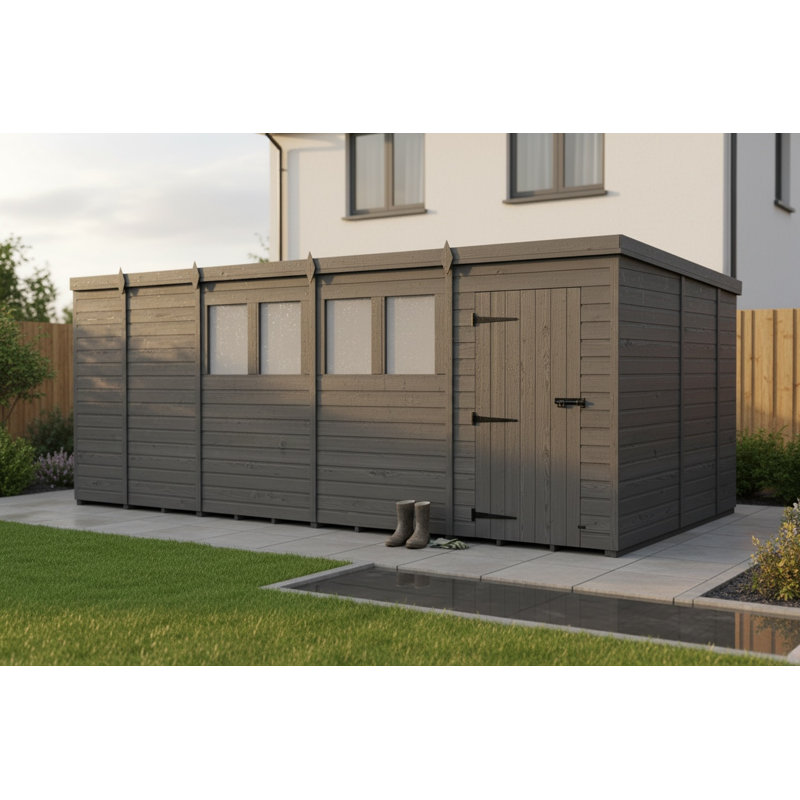 17x10 Pent Composite Shed