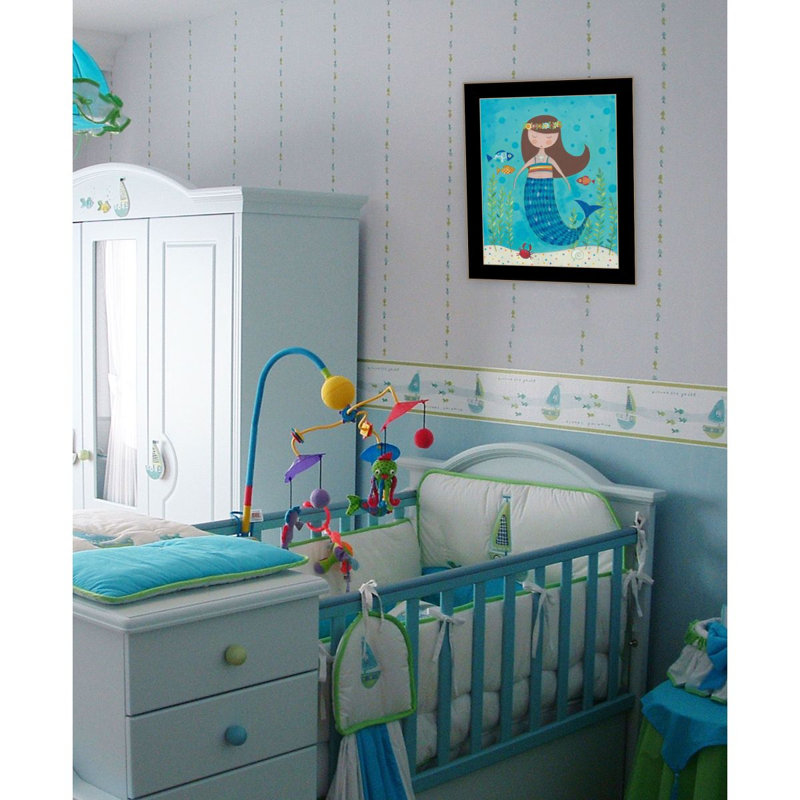 «Under The Sea», art mural encadré pour le salon et la maison par Bernadette Deming