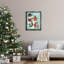 Joyeux bonhomme de neige «Holiday Deer» par Arrolynn Weiderhold - cadre flottant, impression sur toile-1174921422-1174921456