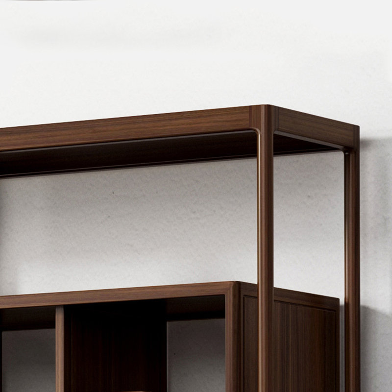 Bibliothèque de plancher de style chinois de luxe