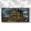 Haunted House - Toile tendue avec châssis tendue, prête à accrocher-303483987-303483986