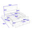 Base de lit plateforme 6 tiroirs-1321517375