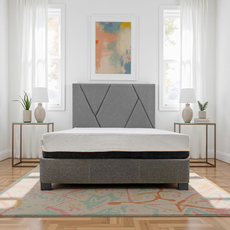 Matelas pour enfant en mousse viscoélastique imprégnée de cuivre 10 pouces Regen, Lit simple