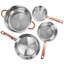 Batterie de cuisine en acier inoxydable 8 pièces Gibson Home Ansonville