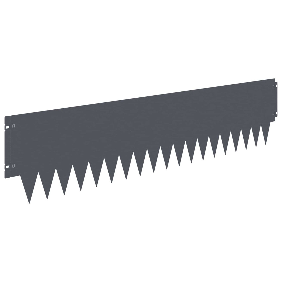 20cm H x 103cm W Metal Lawn Edging