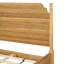 Lit plateforme Garron traditionnel en bois avec poteaux tournés, tête de lit festonnée, support à lattes de bois, aucun sommier tapissier requis, silencieux-131265874-131265877