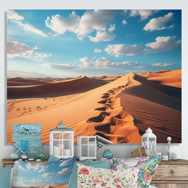 Desert Glamis Sand Dunes III - impression, H 30 po x l 40 po x P 1,5 po, Toile tendue