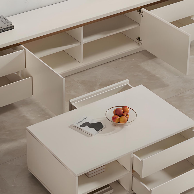 Ensemble de table basse et meuble télé Modern Minimalist