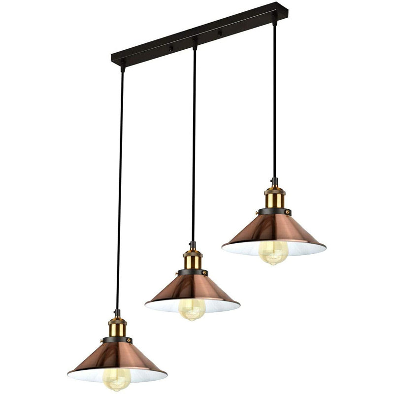 Bouchard 3 - Light Rose Gold Cone Pendant