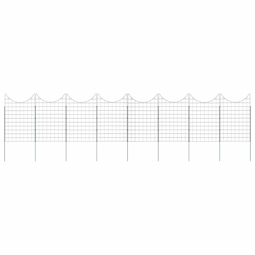 80cm H x 50cm W Steel Border Fencing Included