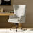 Heeg 47''H Transitional Genuine Leather Swivel Adjustable Height Tilting Executive Chair with High Backrest-121542710