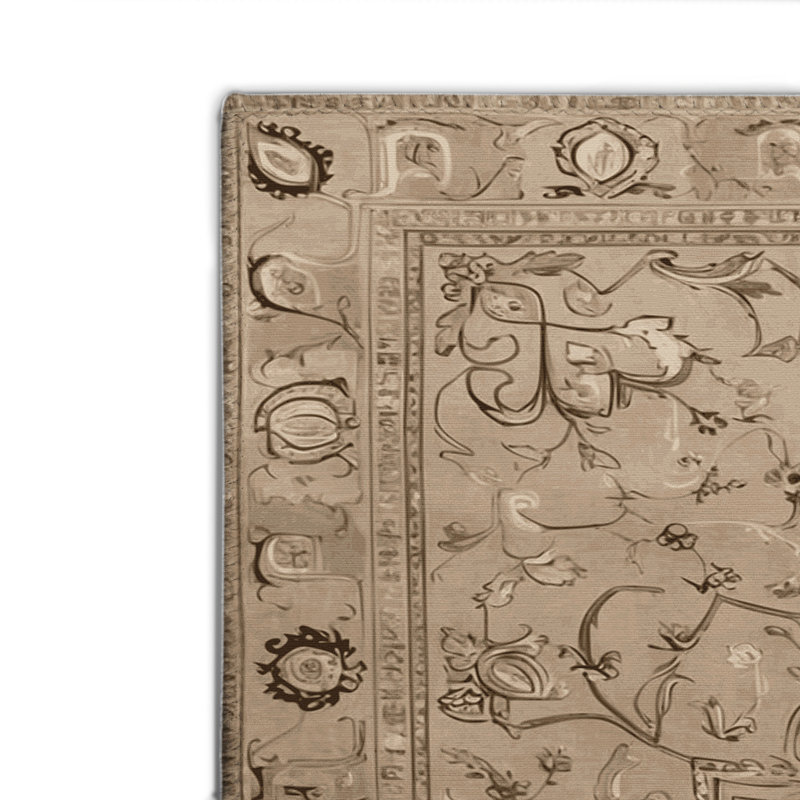 Tapis d'intérieur et d'extérieur Tabriz, Rectangulaire 2 pi x 3 pi