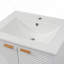 Meuble-lavabo de salle de bain avec lavabo-1233873241
