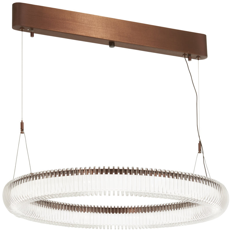 Haymarket 1 - Light Satin Bronze Kitchen Island Pendant