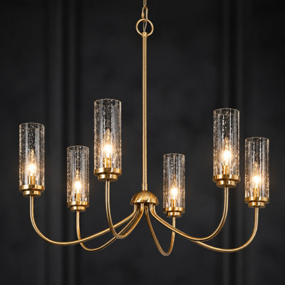 Arnita 6-Light Dimmable Drum Chandelier