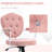 HOMCOM Cute Home Office Chair-547052427-547051633