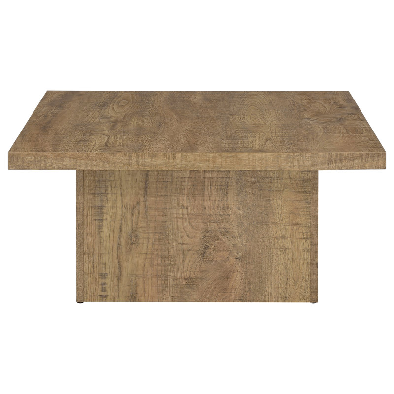 Gabriel Square Pedestal Coffee Table, Mango