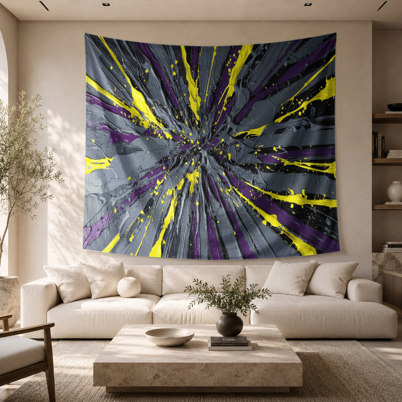 Tapisserie murale Neo Expressionism, 68" x 80"