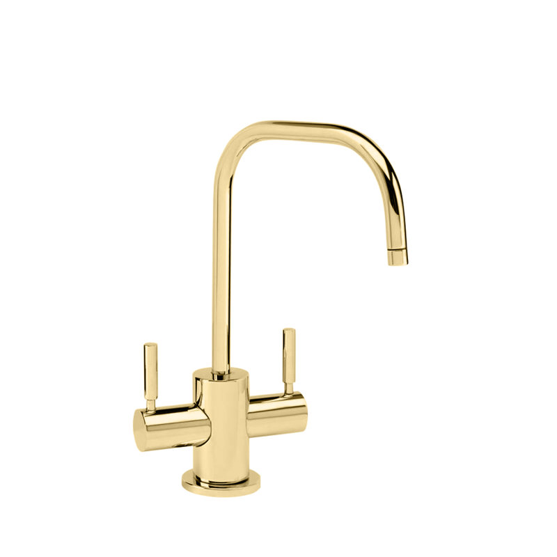 Fulton Hot and Cold Filtration Faucet, Polished Brass