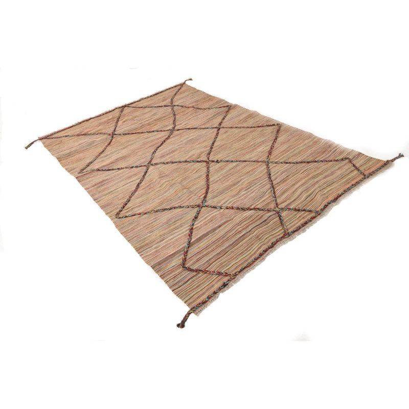 Tapis multicolore 5 pi 7 po x 7 pi 9 po