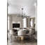 Lustre noir 12 lumières avec abat-jour en cristal transparent-122740730-88071734