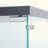 Two-door LED lights  Glass Display Cabinet 4 Shelves with Door, Floor Standing Curio Bookshelf-41559091
