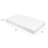 Plain White Muslin Fitted Sheet