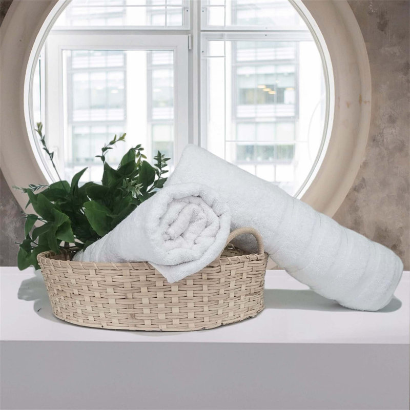 100% Cotton Bath Sheet, White