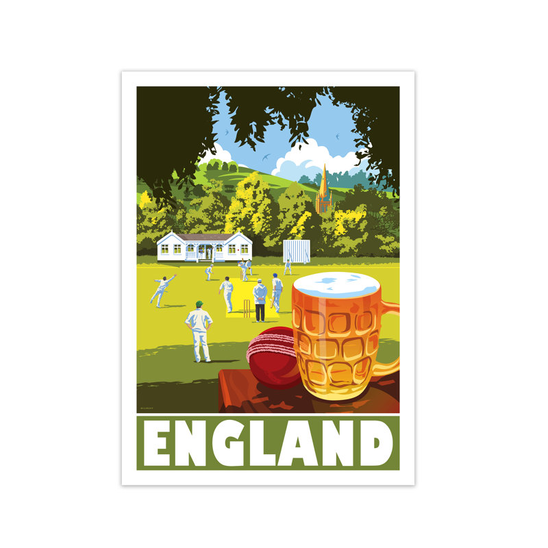 England by Stephen Millership - Print, No Frame, 59.4 cm H x 42 cm W x 1 cm D