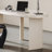 White Oval Solid Wood Desks-108511069