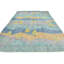 Tapis oriental multicolore transitionnel 8 X 11 de conception unique