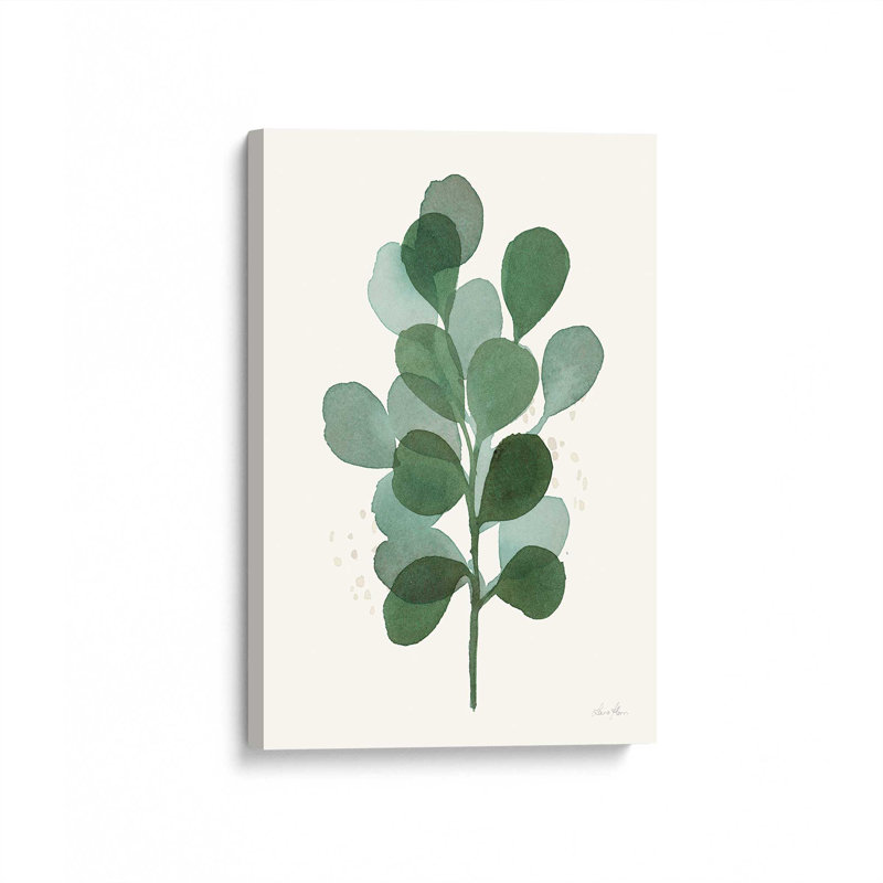 «Green Leaf Impressions I», toile tendue, H 18 po x l 12 po