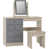 Grey Gloss/Light Oak Effect Veneer